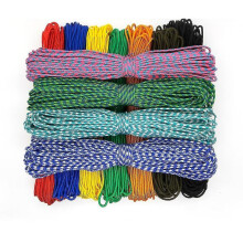 Red 50ft One st Cores Paracord Rope for Jewelry