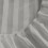 (Silver, Double 137 x190 cm) Pack of 2 Extra Deep 40cm Stripe Pattern Fitted Sheets-Wrinkle and Shrink Resistant Soft Microfiber 4