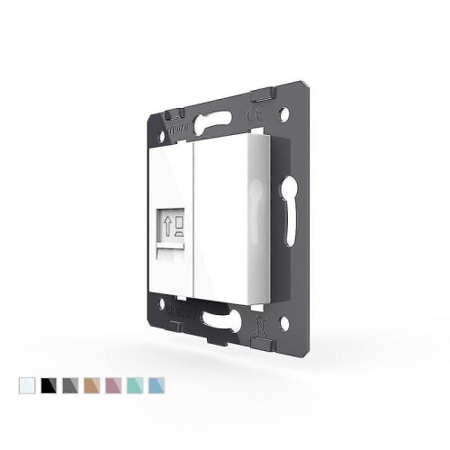 Black Eu St ard Socket Module for Computer Funtion Key 1