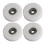 For 4pcs Flat Plastic Coated Sealed Pulley Roller Bearing Loading 97KG 50mm ID WS5402 1
