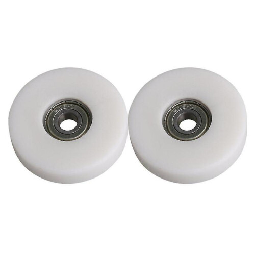 For 4pcs Flat Plastic Coated Sealed Pulley Roller Bearing Loading 97KG 50mm ID WS5402 1