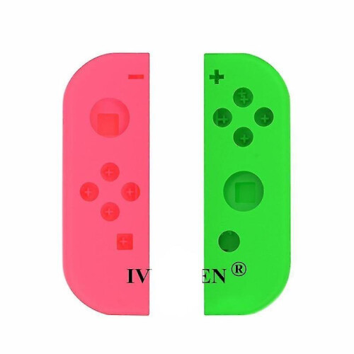 Pink Green Nitendo Switch Ns Joycon Controller Housing Shell Case Cover