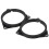 For 2pcs 6.5Inch Special Car Speaker Mount Plates Adapters Bracket Ring Black WS2779 1