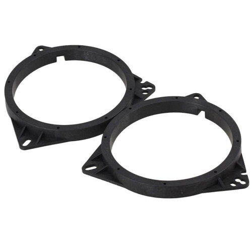 For 2pcs 6.5Inch Special Car Speaker Mount Plates Adapters Bracket Ring Black WS2779