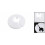 White 44mm Pipe Collar Pp Radiator Escutcheon Water Cover 3