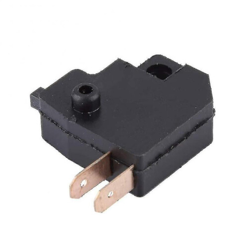 2pcs Brake Light Switch Universal Motorcycle Right Brake Light Switch Black