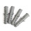 M8X40 100pcs Plastic Expansion Pipe M5 m6 m7 m8 Rubber Plug 1