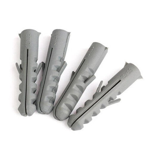 M8X40 100pcs Plastic Expansion Pipe M5 m6 m7 m8 Rubber Plug