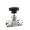 9.53Mm OD Stainless Steel Adjustable Ferrule Needle Valve 1