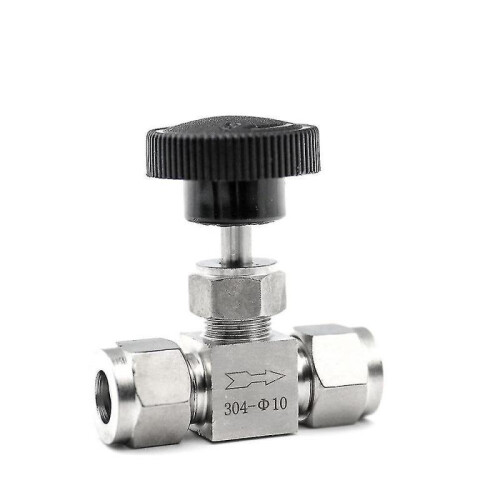 9.53Mm OD Stainless Steel Adjustable Ferrule Needle Valve