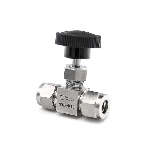 9.53Mm OD Stainless Steel Adjustable Ferrule Needle Valve 1