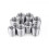 new outer m8 inner m6 5pieces inner outer threaded hollow tube coupler conveyer sliver adapter screw 2