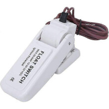 Reliable Secure Float Switch for Automatic Boat Bilge Pump, Ultrasonic Welding Creates Moisture Tight Seals, Long Life Switch with 12/24/32VDC