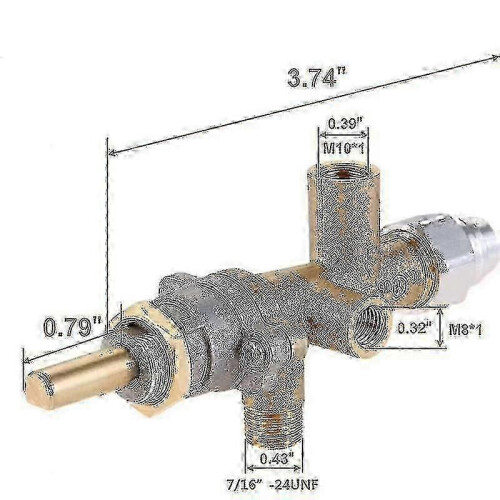 Gas Patio Heater Control Valve Thermocouple Sensor Dump Switch Knob Propane Fire Pit Control Safety 1