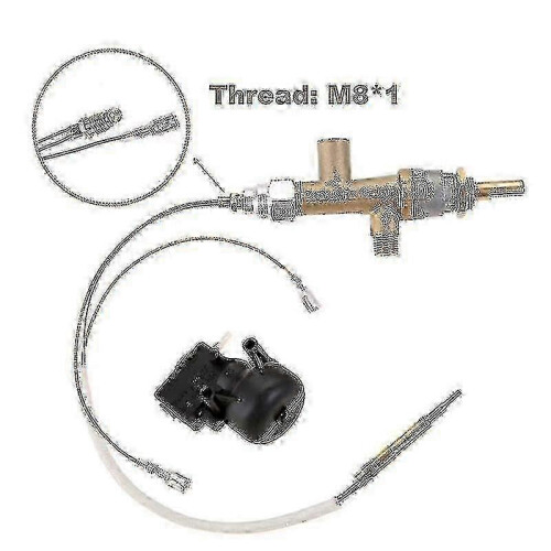 Gas Patio Heater Control Valve Thermocouple Sensor Dump Switch Knob Propane Fire Pit Control Safety 2