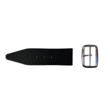 (Pack Of 1) Black Kilt Strap & Chrome Buckle - 1.5 Inch 4cm Wide  1x - 20x