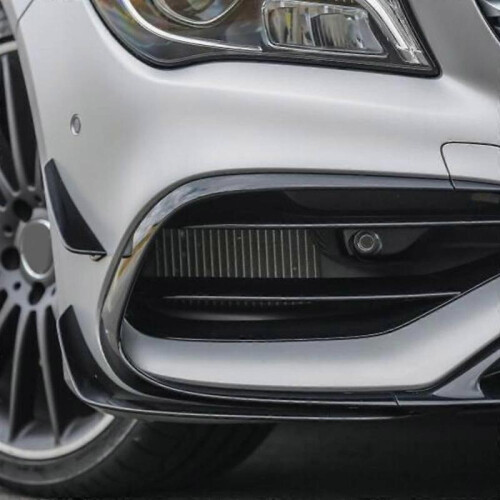 Car Front Lower Bumper Side Spaoiler for CLA-Class W117 C117 CLA45 CLA200 CLA220 2