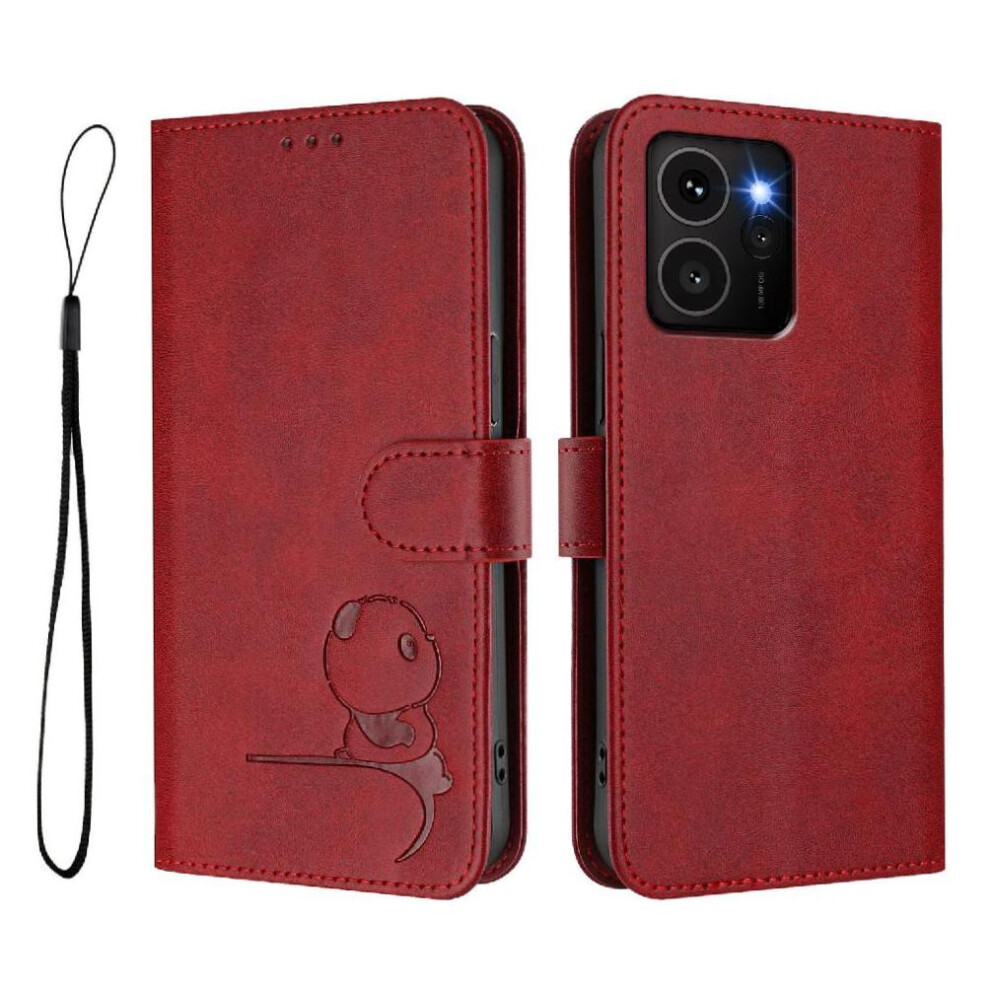 (Red) Phone Case For Nokia Hmd Skyline Card Slots Holder Kickstand Pu Leather Magnetic Rfid Blocking Flip Folio Red 764563635955