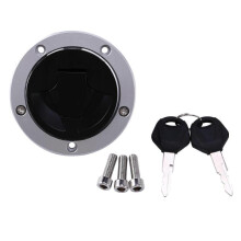 Motorcycle Fuel Gas Tank Cap Cover Key Lock for Kawasaki Z800 Z750R ZX14 KLE650 Z1000 Z750
