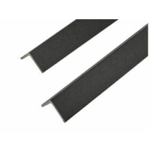 (4, Edge Trim Only Black) Composite WPC Decking Board Embossed Woodgrain choose from Boards Joist Trim Set