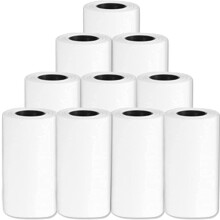 (As show, One size) 12 Rolls Thermal Paper For Bank Card Receipts 57 X 40 Mm Bpa Free Ideal For Peripage P1/p1s/p2/p2s Mini Portable Photo Printer Bt Thermal Printer Memo