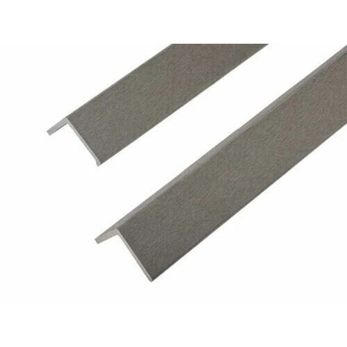 Composite Edge Grey Finishing Trims Durable Decking Solution