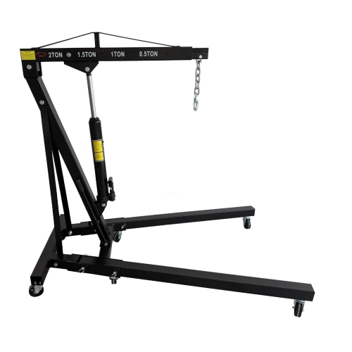 Engine Hoist 2 Ton Professional Folding Engine Crane Mechanics  Lift