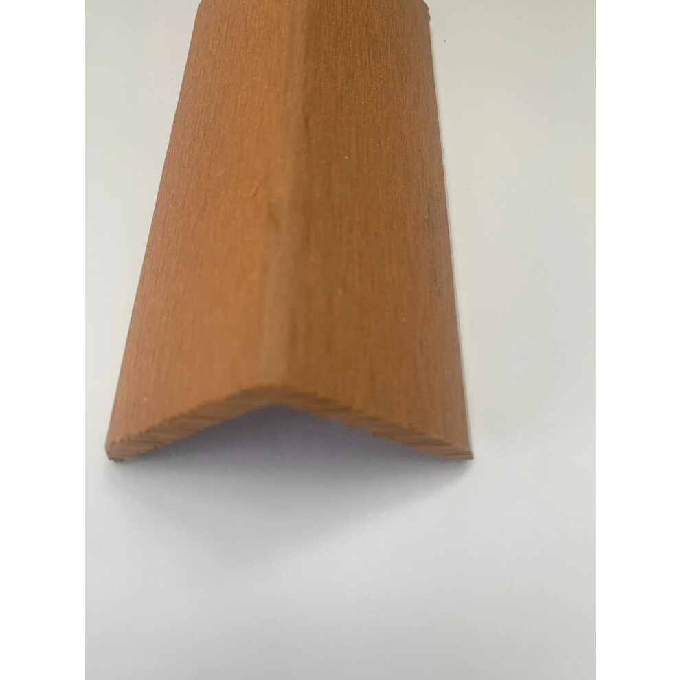 (Edge Trim x 4) Composite Edge Brown Finishing Trims Durable Decking Solution