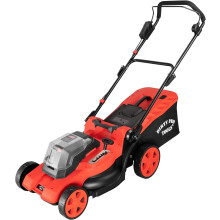 Cordless Lawnmower 43cm cutting 40v Lithium-Ion Fast Charger Battery DpT With batteries and charger - lawn mower