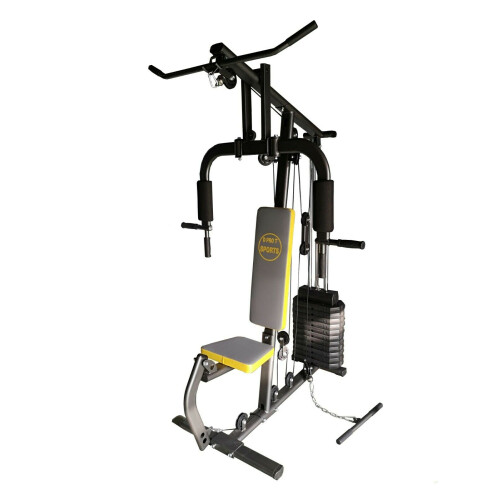 Adjustable Home Multi Gym 70KG Plates Preacher Pulley Exercise Machine Lats