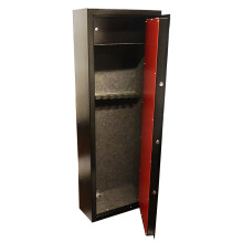 Deluxe Model 8 Shotgun Cabinet With Built In Ammo Safe.