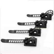 (As show, One size) 60 Pieces Cable Clips, Cable Ties Adhesive Cable Clips Adjustable Nylon Cable Ties and Adhesive Cable Ties for Wire Organizer TV, Charger, PC etc