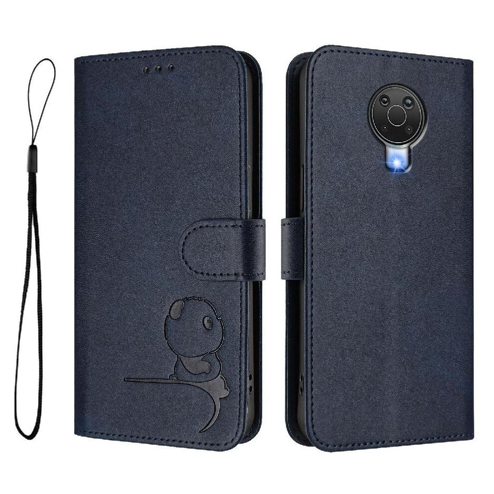 Gangxun (Blue) Phone Case For Nokia G10 Rfid Blocking Magnetic Flip Folio Pu Leather Card Slots Holder Kickstand Blue