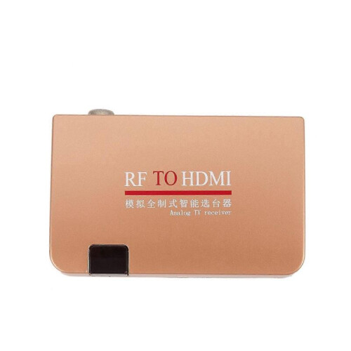 RF to HDMI-compatible-compatible Converter Adapter Analog Receiver Analog TV Box Digital Box Remote Control EU Plug 2
