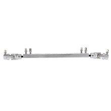 Double Kick Drum Pedal Drive Shaft Pedal Arm Linking Bar Drum Connecting Rod Silver
