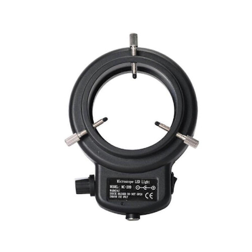 Microscope Light- Ring Light Adjustable 144 Lamp Beads LED Light Source Industrial Microscope Ring Illuminator -EU Plug 1