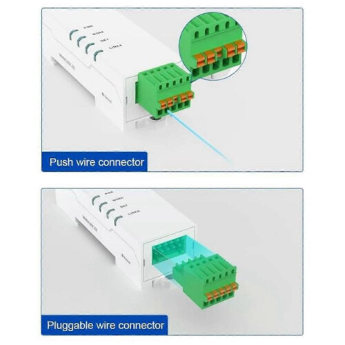 RS485 to Ethernet Converter Tiny Size Serial Server -DR134 Support UDP/HTTP/DHCP/DNSP Modbus RTU 2