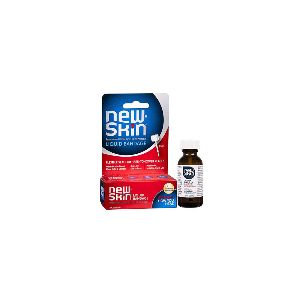 New Skin Liquid Bandage 1oz with Brush