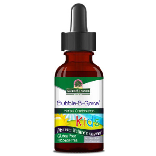 Nature's Answer, Bubble-B-Gone, Børn, Alkoholfri, 1 fl oz (30 ml)