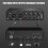 USB Audio Interface, 2 in 2 Out Audio Interface with 48V Phantom Power for Recording,for Guitarist 4