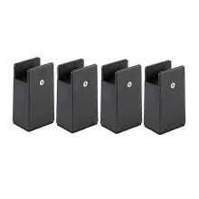 Adjustable Bed Risers 4In,Furniture Risers with Screw Clamp,4Pc Couch Risers for Furniture Thicknes