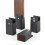 Adjustable Bed Risers 4In,Furniture Risers with Screw Clamp,4Pc Couch Risers for Furniture Thicknes 2