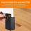 Adjustable Bed Risers 4In,Furniture Risers with Screw Clamp,4Pc Couch Risers for Furniture Thicknes 3