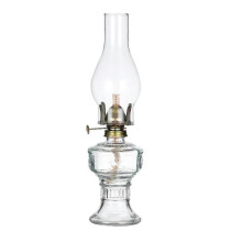 Rustic Oil Lamp Vintage Glass Coal Lamp Oil Lamps for Indoor Use Home Decor Lighting Oil Lantern White