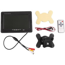 12V-24V 7" TFT LCD Color HD Monitor for Car CCTV Reverse Rear View Backup Camera