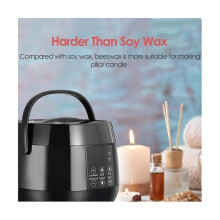 Candle Making Wax Melting Pot DIY Wax Melter for Candle Making LED Temperature Display for Adults Beginner EU Plug