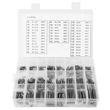 280Pcs Stainless Steel Spring Pin Tension Elastic Cylindrical Cotter Pins Set M1.5 M2 M2.5 M3 M4 M5 M6 M8 Dowel