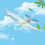 (As show, One size) 2.4G Electric Eagle Remote Control Bionic Bird Flying Wing Flapping Bird Toys 3
