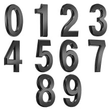 (As show, One size) 0 to 9 Mailbox Street Address Numbers Decals for Mailbox Signs Home Glass Shop