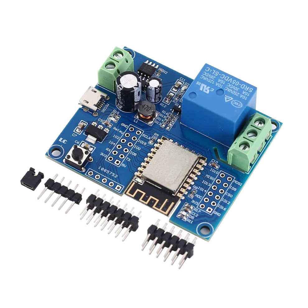 Wifi Relay Controller Module, Dc 5V 8V-80V Esp8266 4851792430812